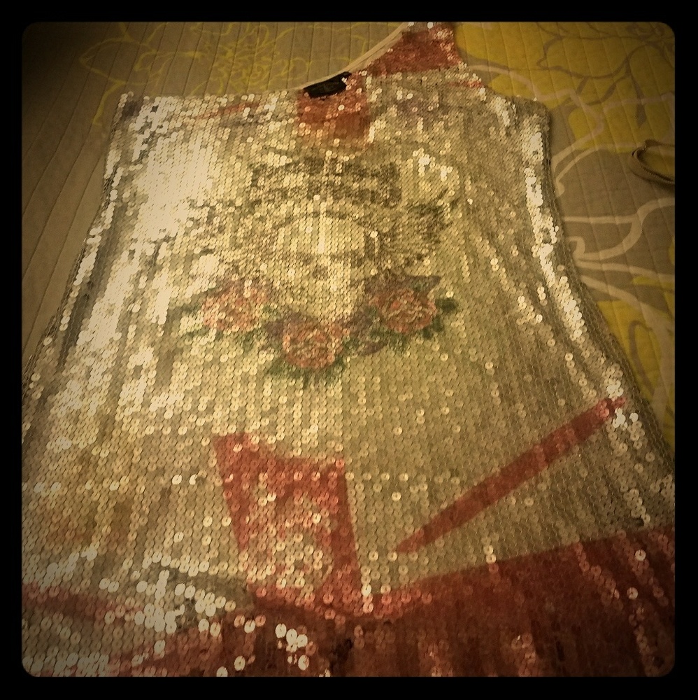 One shoulder tank top